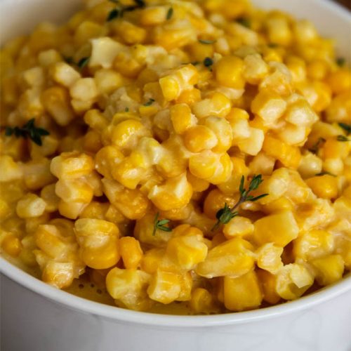 Easy Stove Top Parmesan Creamed Corn » Sea Salt Savorings