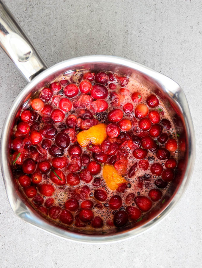 Cranberry sauce is made in under 20 minutes in one pot with simple ingredients.