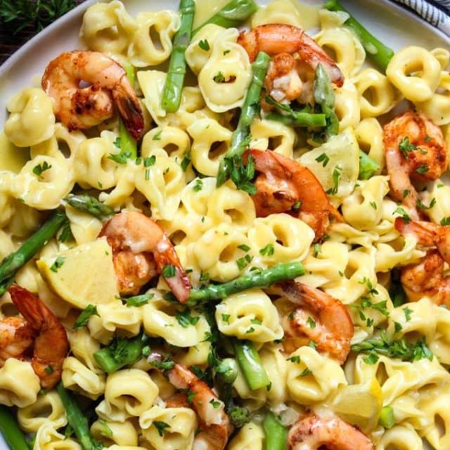 Shrimp and Tortellini with Beurre Blanc » Sea Salt Savorings