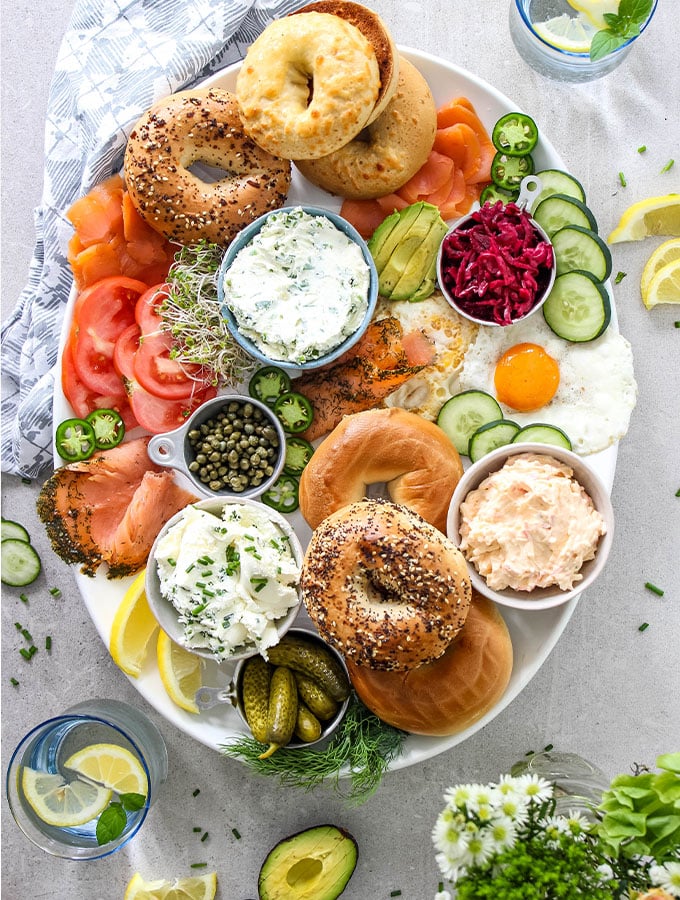 Lox and Bagels Platter