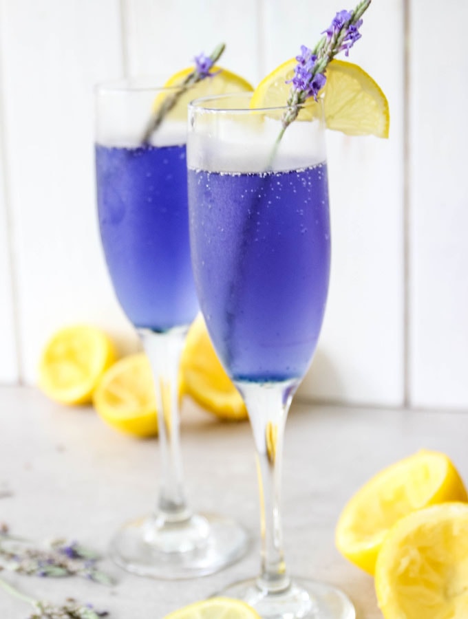Lavender Lemonade Mimosa