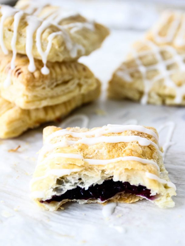 Easy Homemade Blueberry Toaster Strudels » Sea Salt Savorings