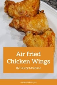 air fried chicken wings