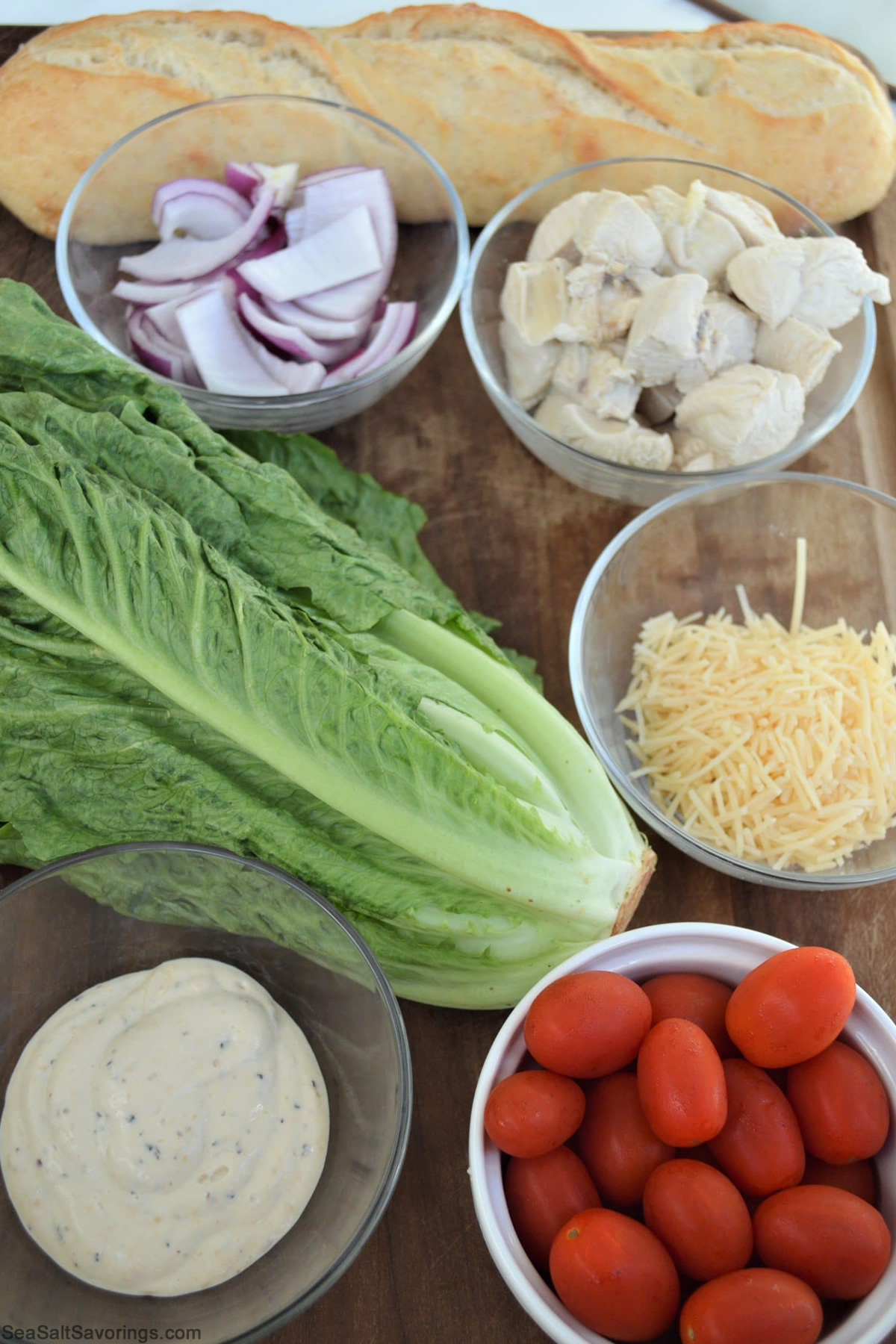 ingredients for caesar skewers