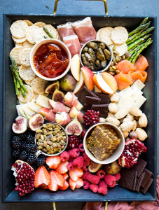 Valentine's Day charcuterie board is made with aphrodisiacs to set the mood.