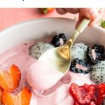 Easy 5 Minute Smoothie Bowl Pinterest image.