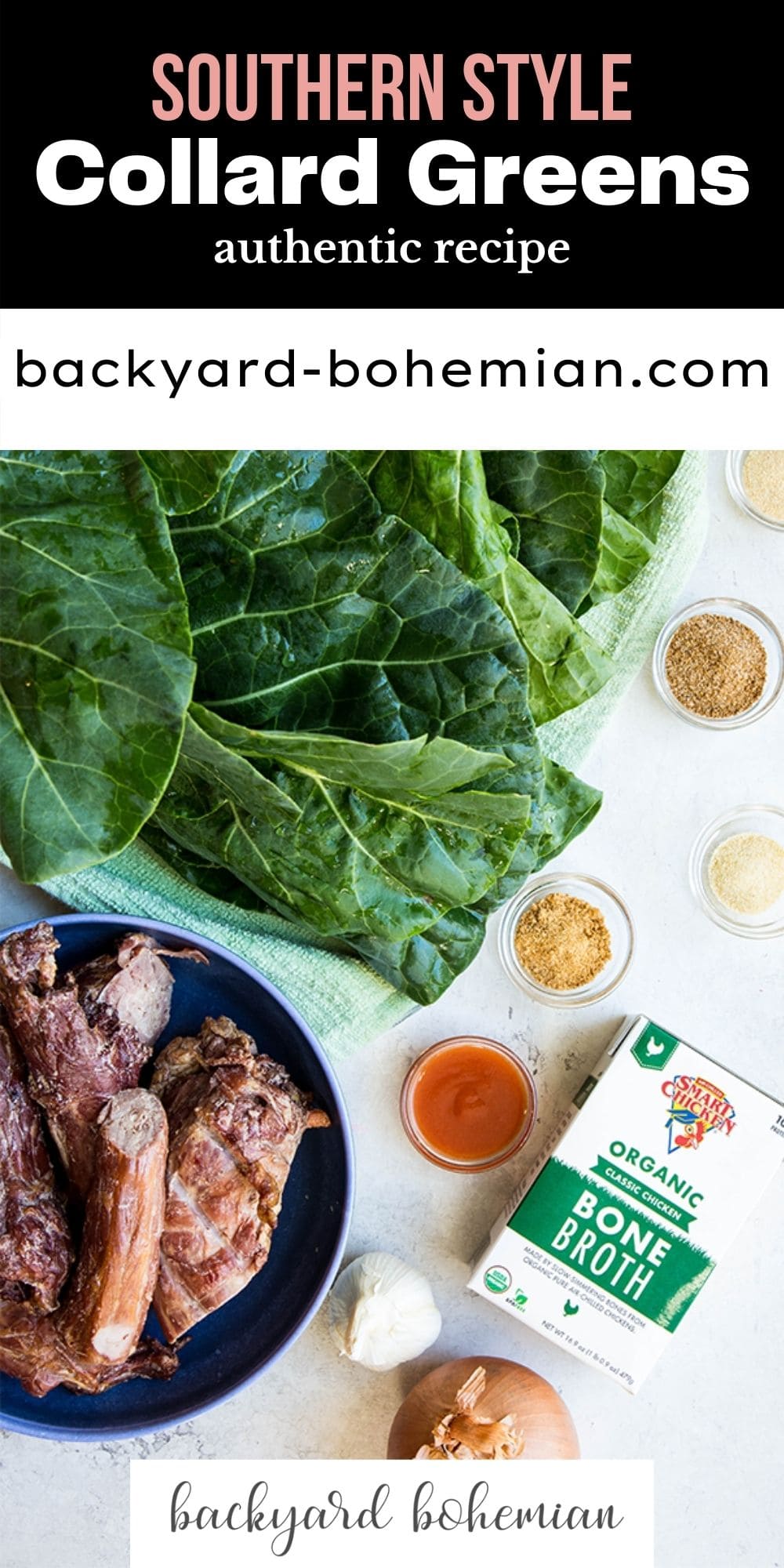 Southern style collard greens are simmered for hours with smoked turkey necks and loads of seasoning to provide the most velvety, decadent greens you've ever had! This is a true southern recipe that has been passed down for generations! via @foodhussy