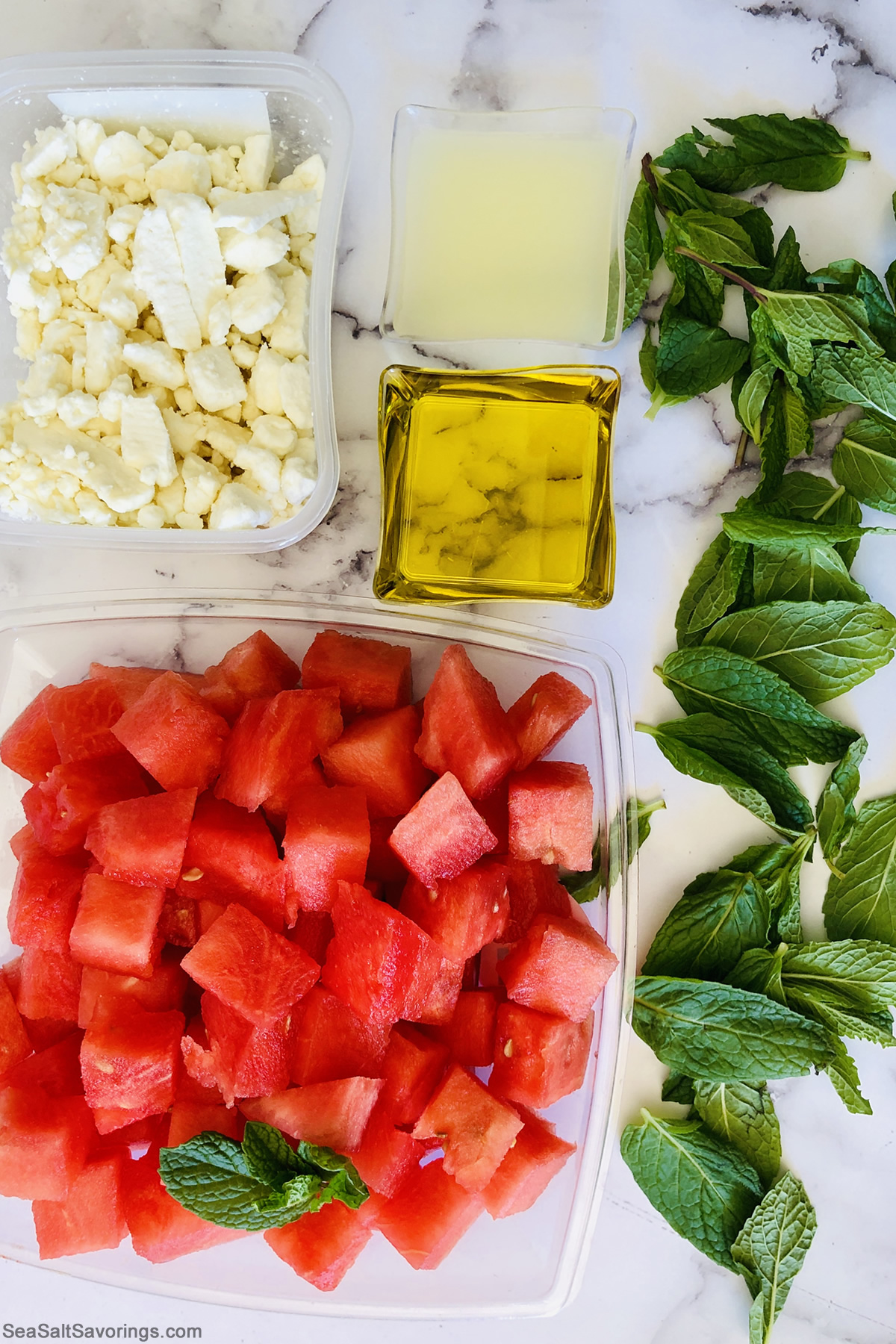 watermelon feta salad ingredients