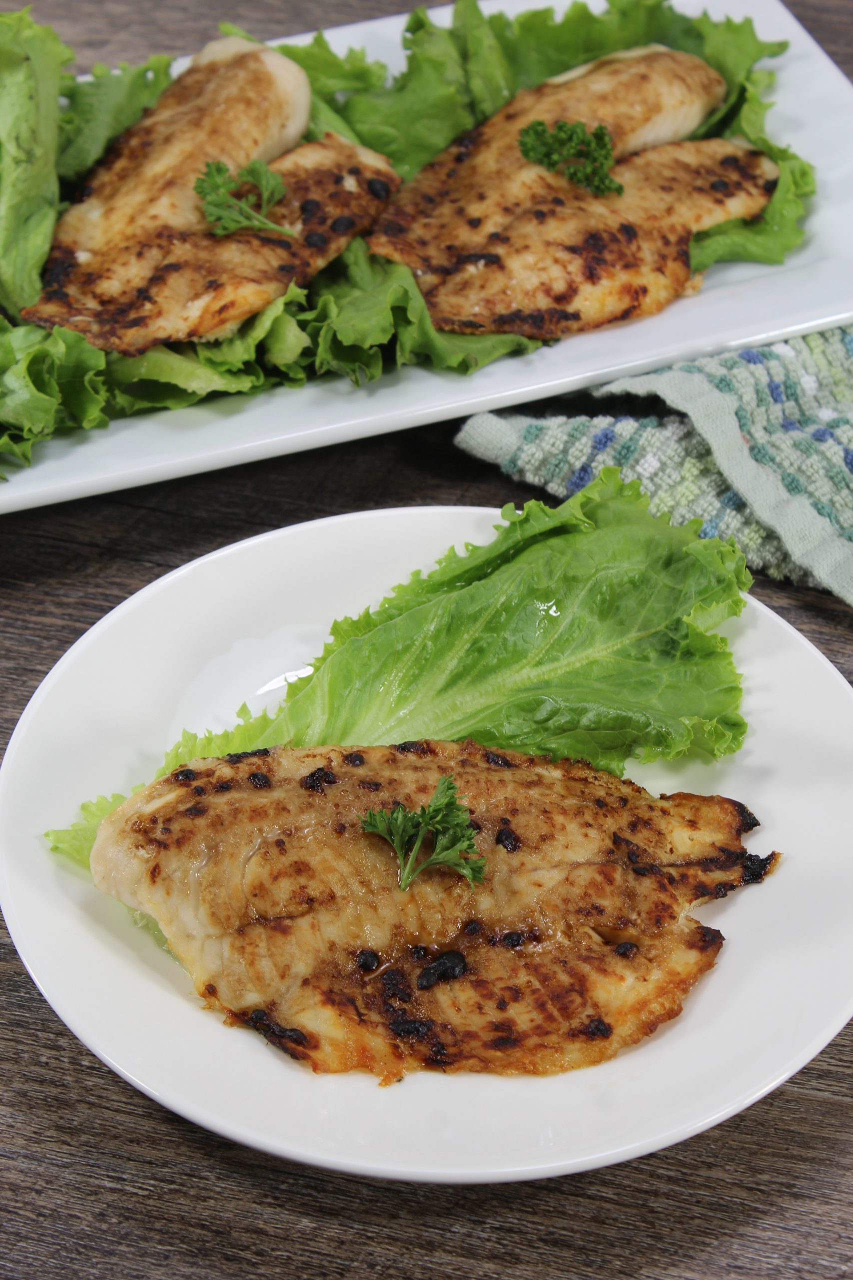 Keto Wasabi-Glazed Tilapia