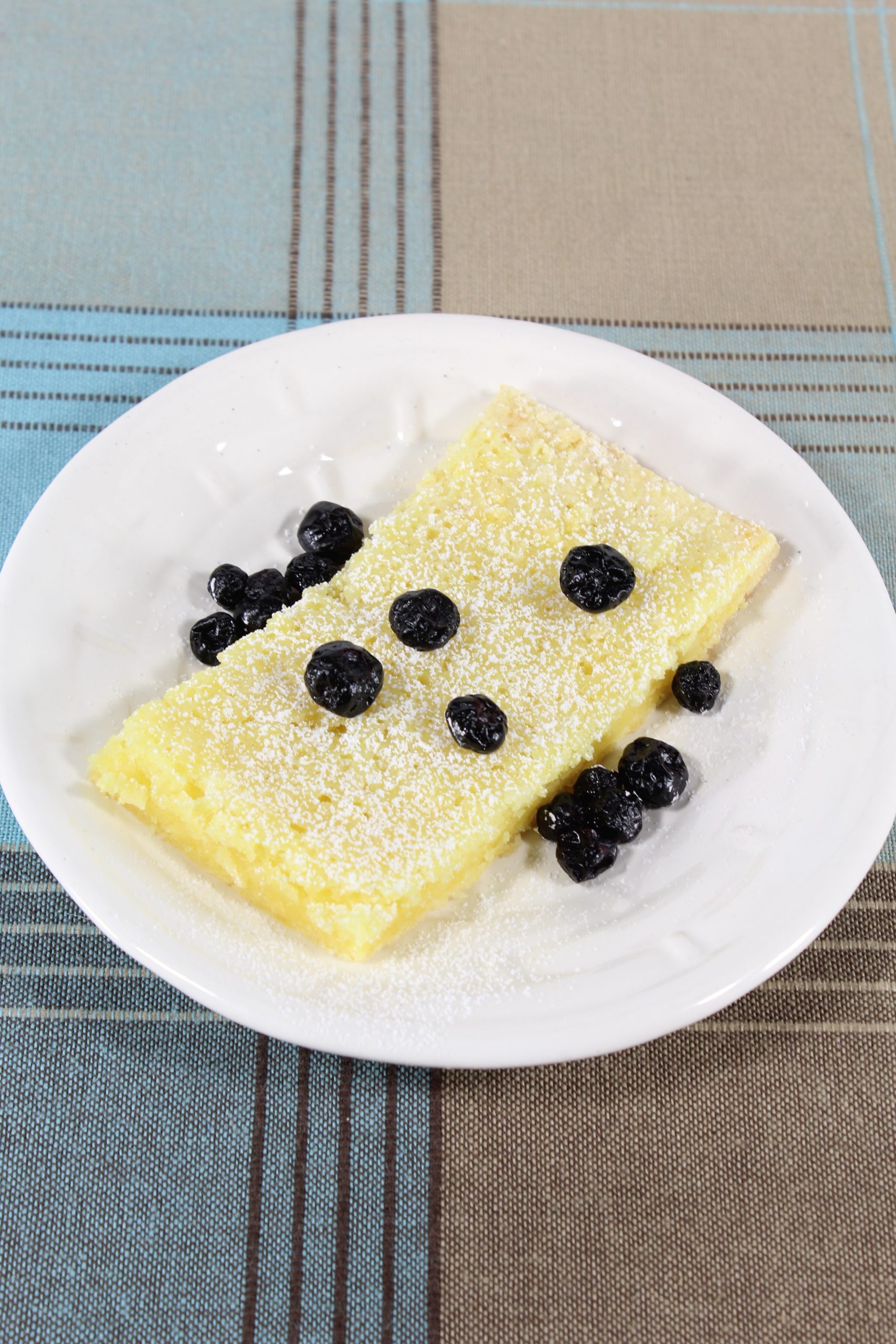 cooled lemon bars