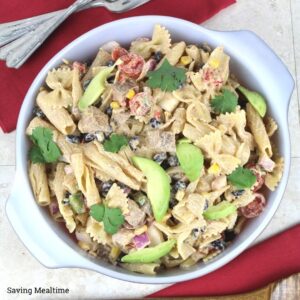 Southwestern Pasta Steak Salad