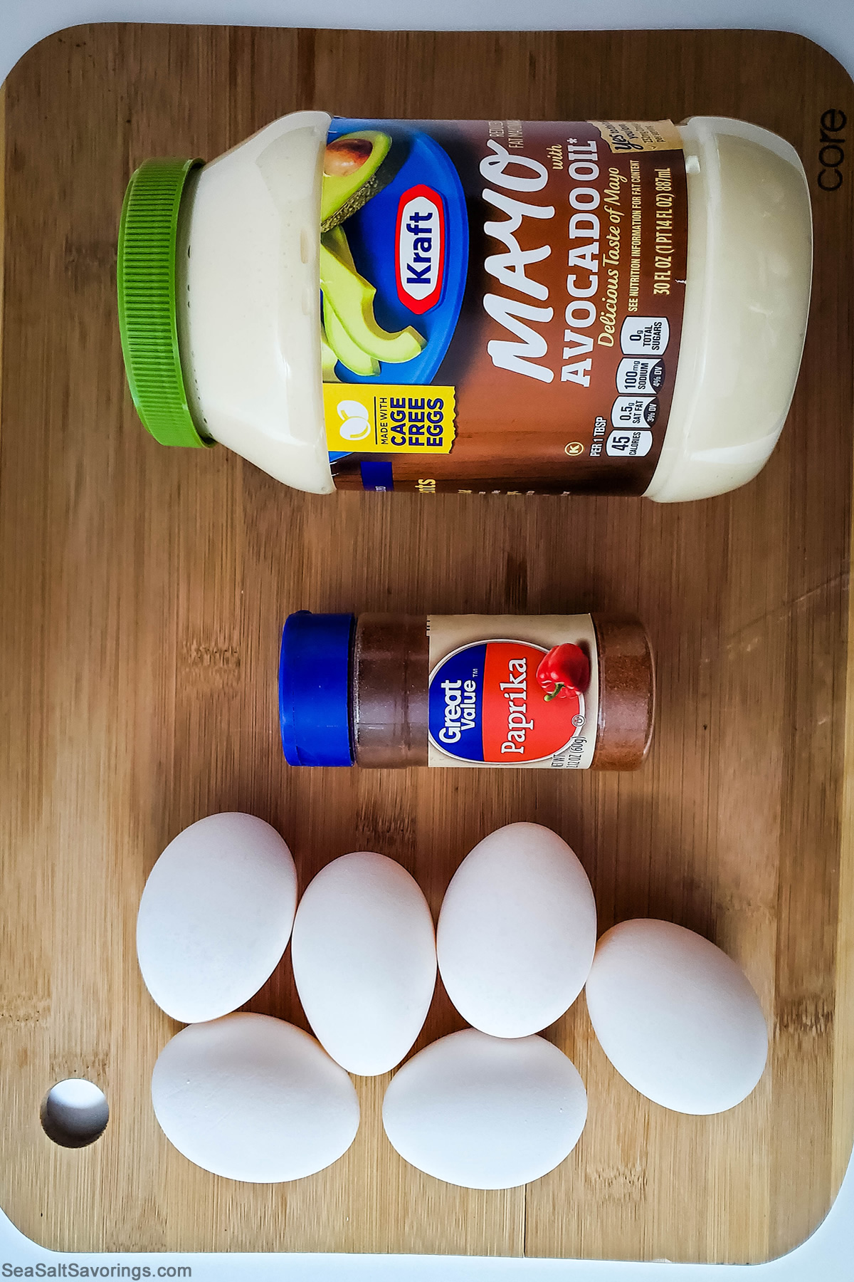 simple ingredients for keto devilled eggs