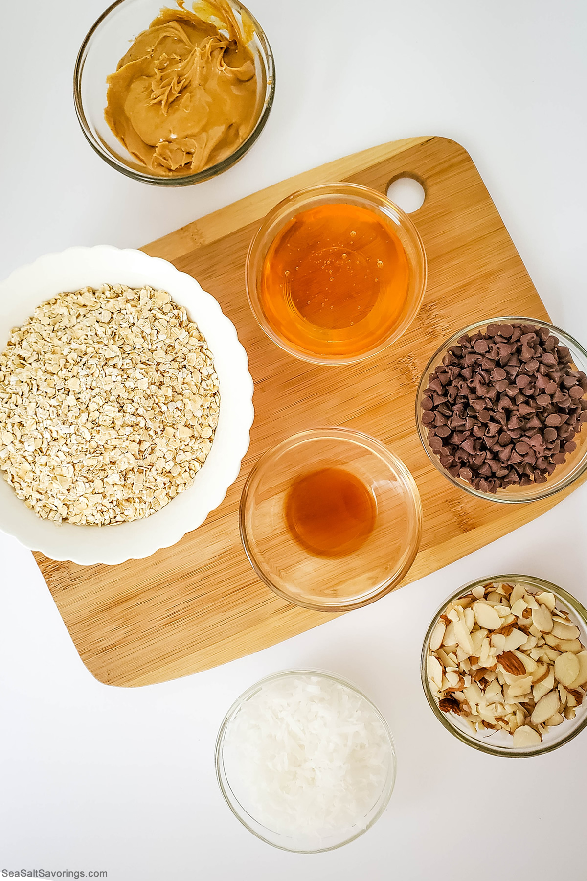 ingredients for bliss granola bars