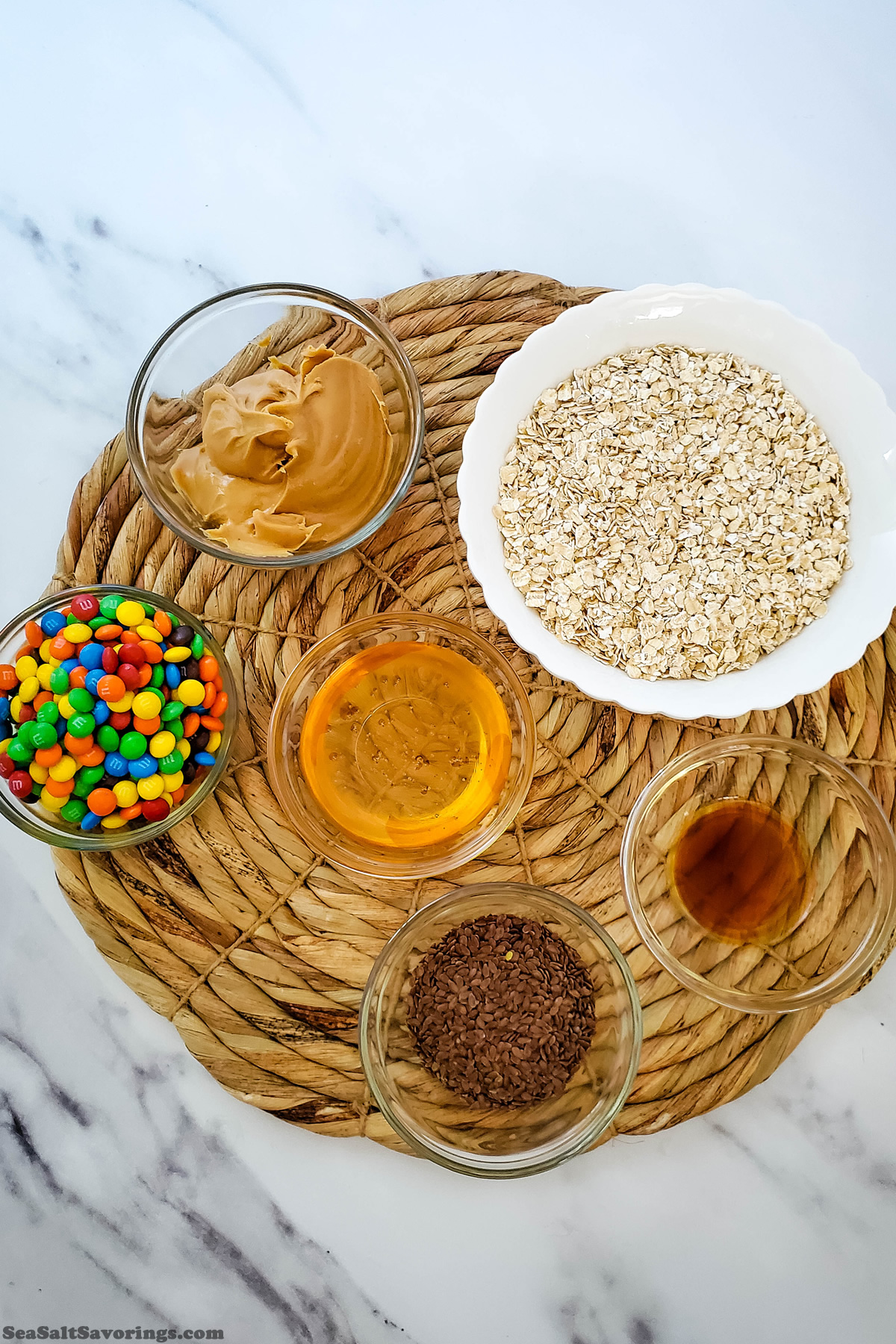 simple ingredients for m and m energy balls