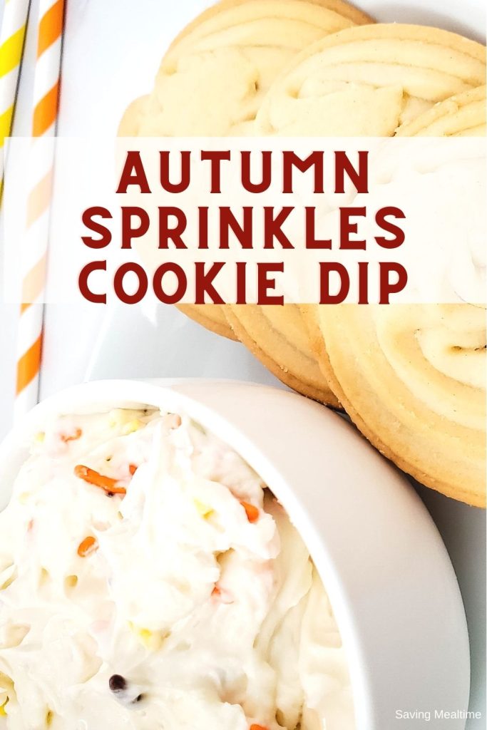 Autumn Sprinkles Cookie Dip