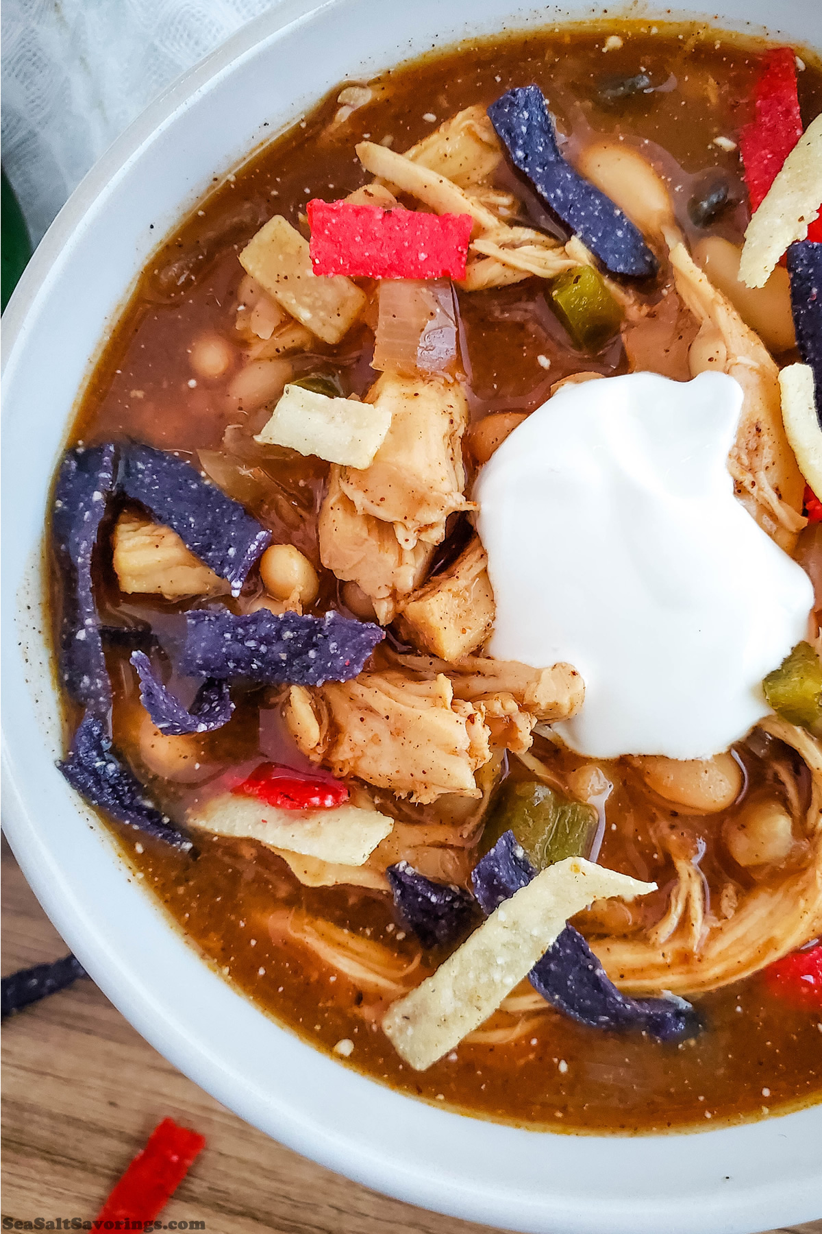 Slow Cooker Chicken Chili with White Beans