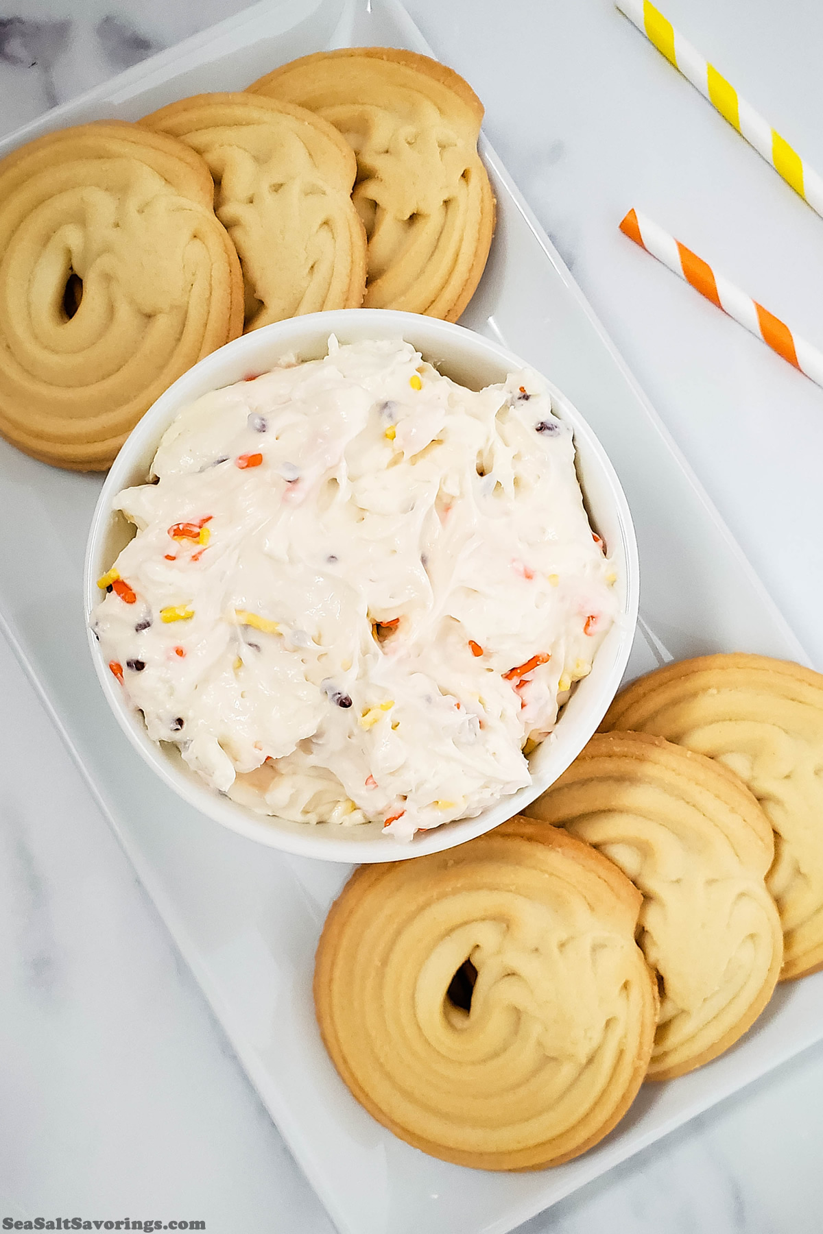 Autumn Sprinkles Cookie Dip