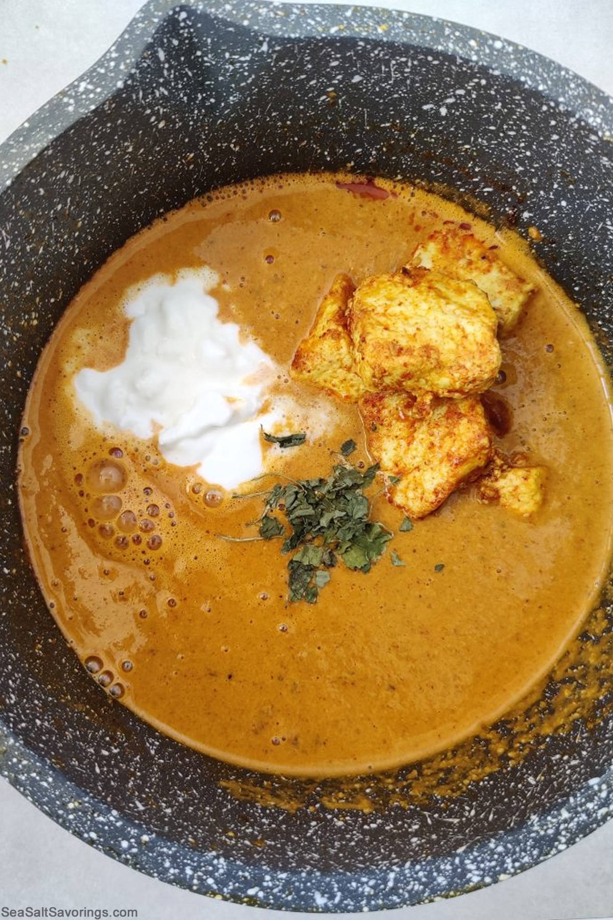 curry ingredients in a bowl ready to be combined