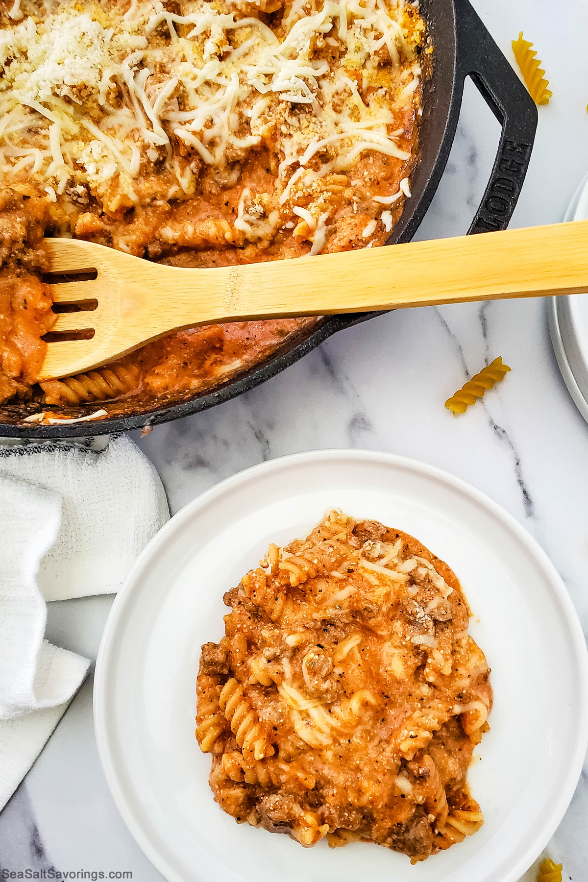 Cast Iron Skillet Lasagna