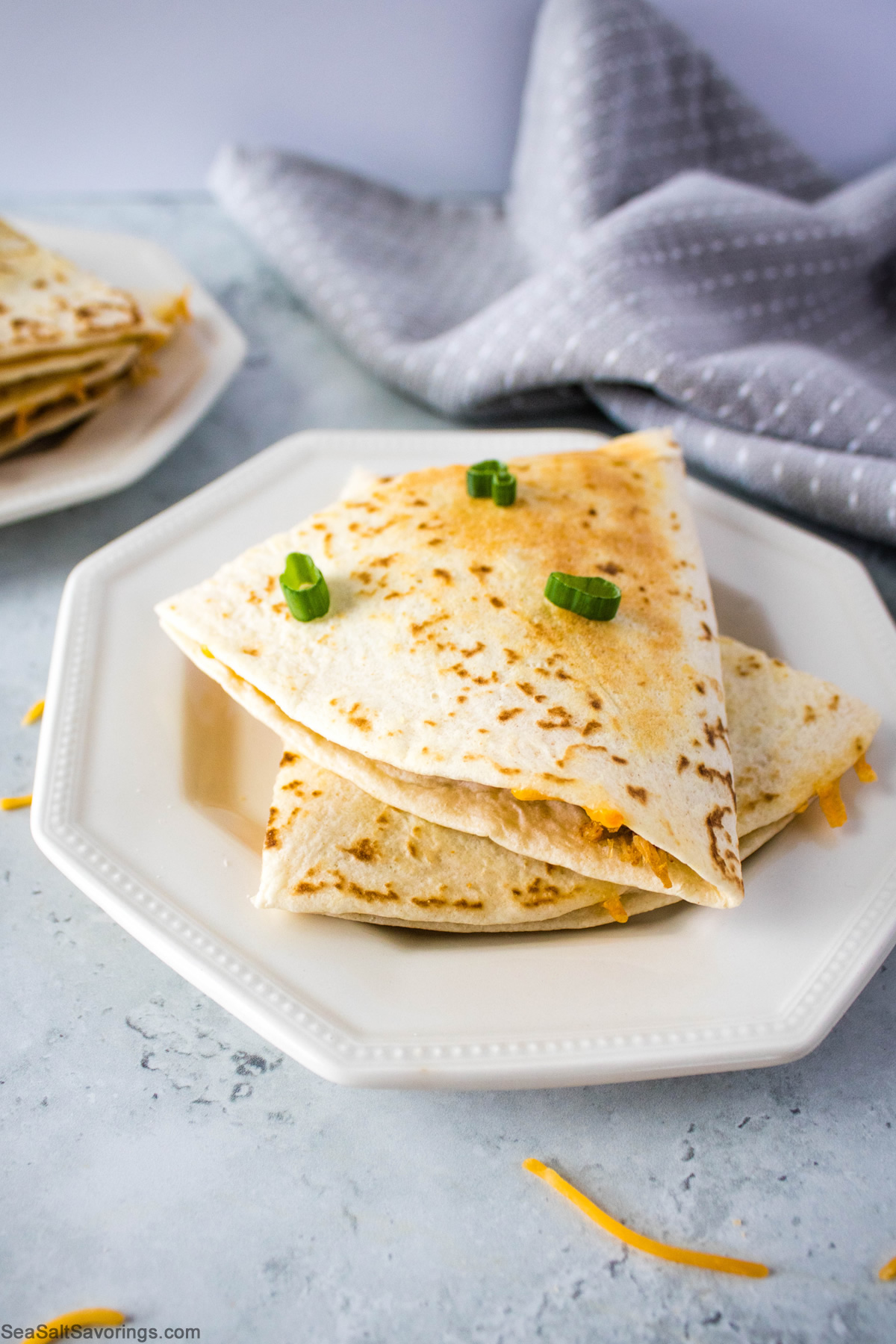 Shredded Pork Quesadillas