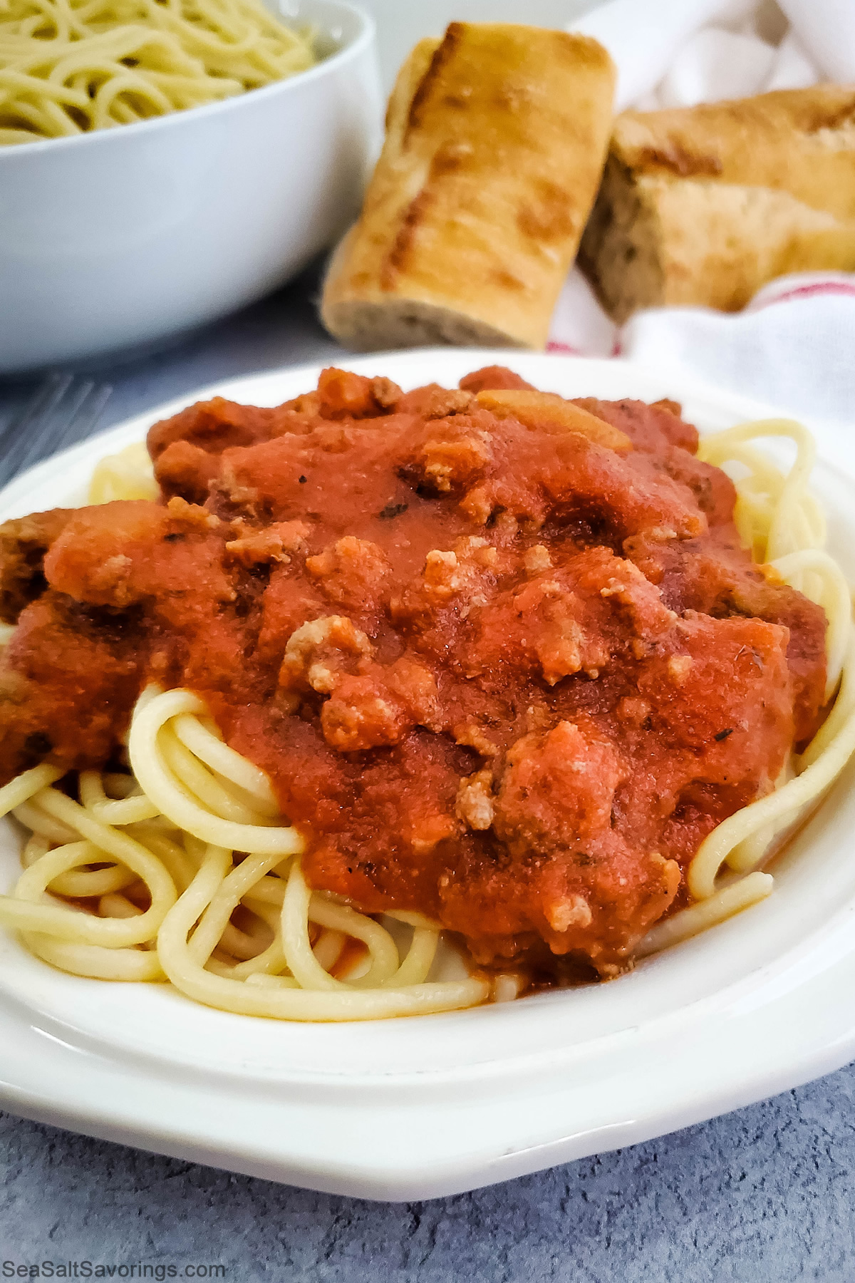 Simple Spaghetti with Meat