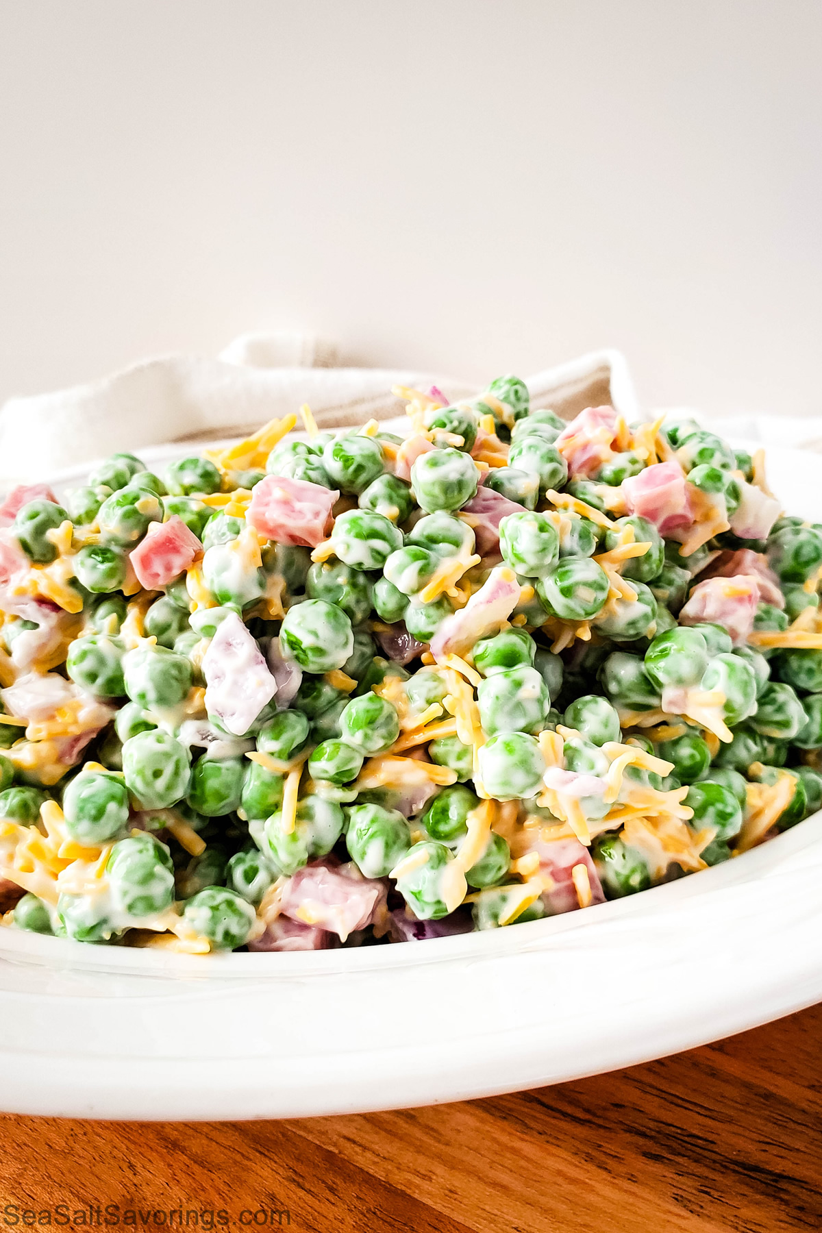 Cold Ham and Pea Salad