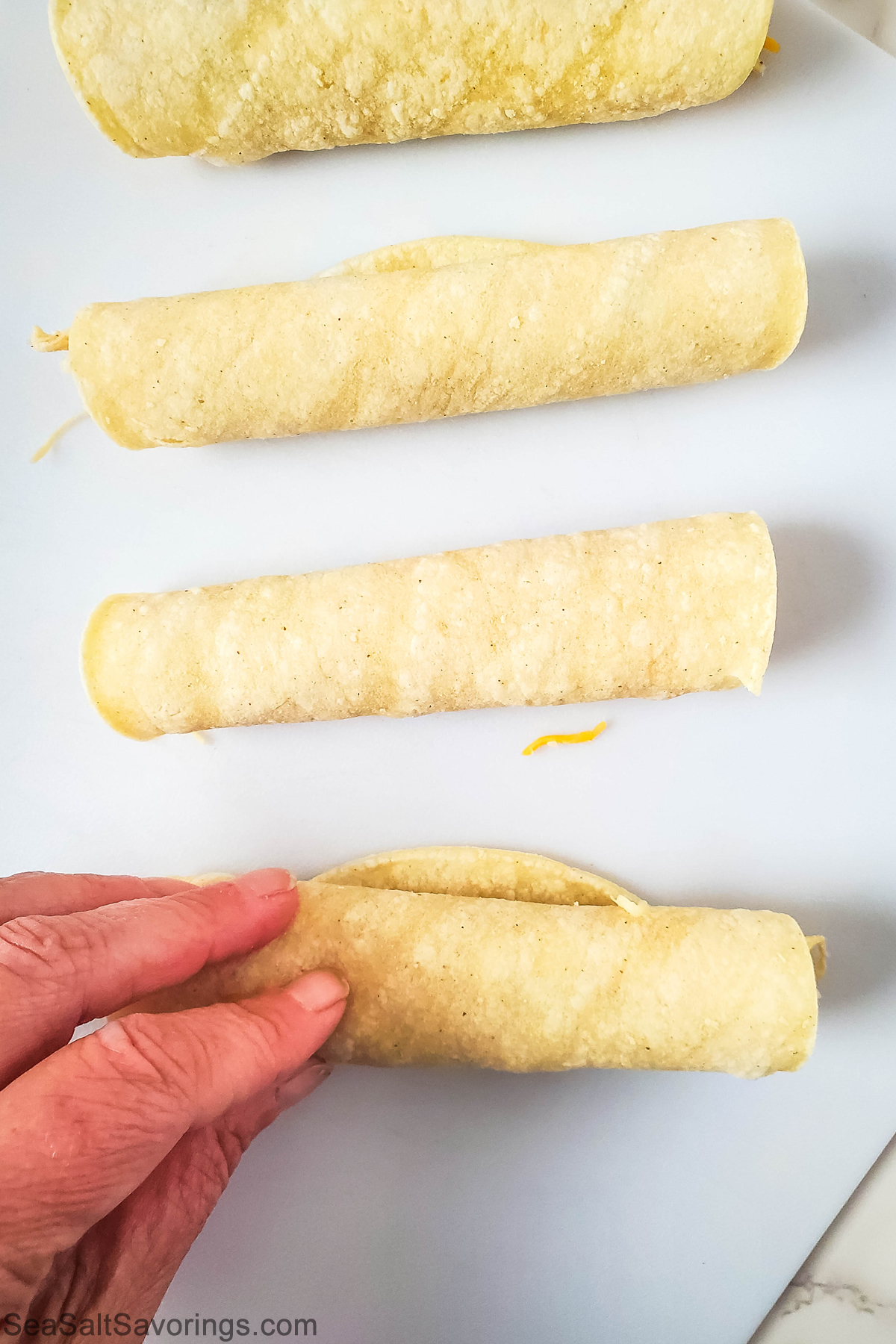 rolled up taquitos